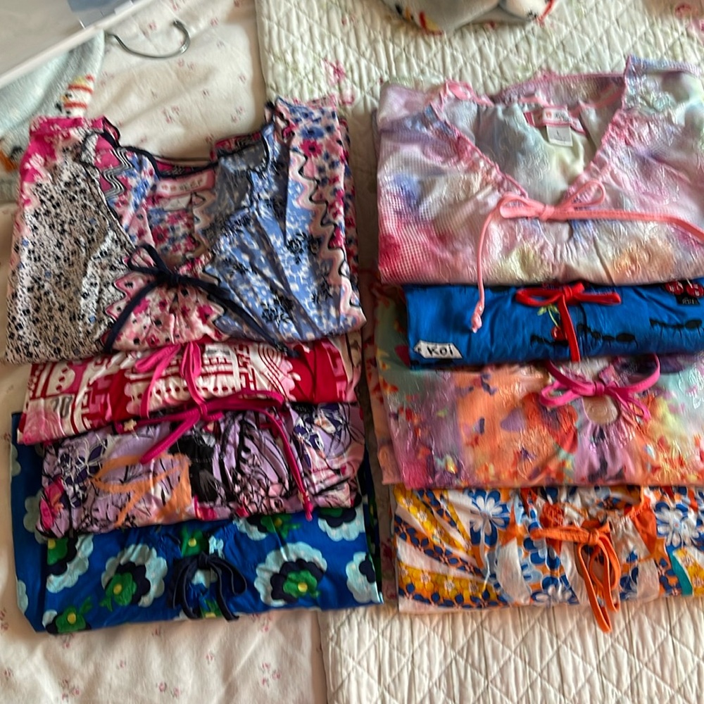 Koi scrub tops